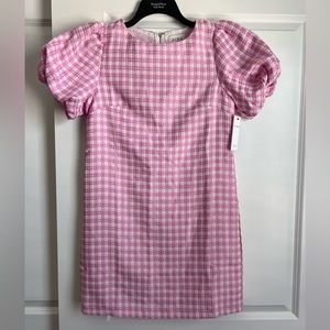 Red dress: new pink and white gingham dress